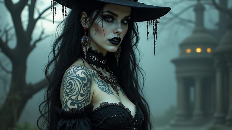 Les piercings et tatouages dans le style gothique